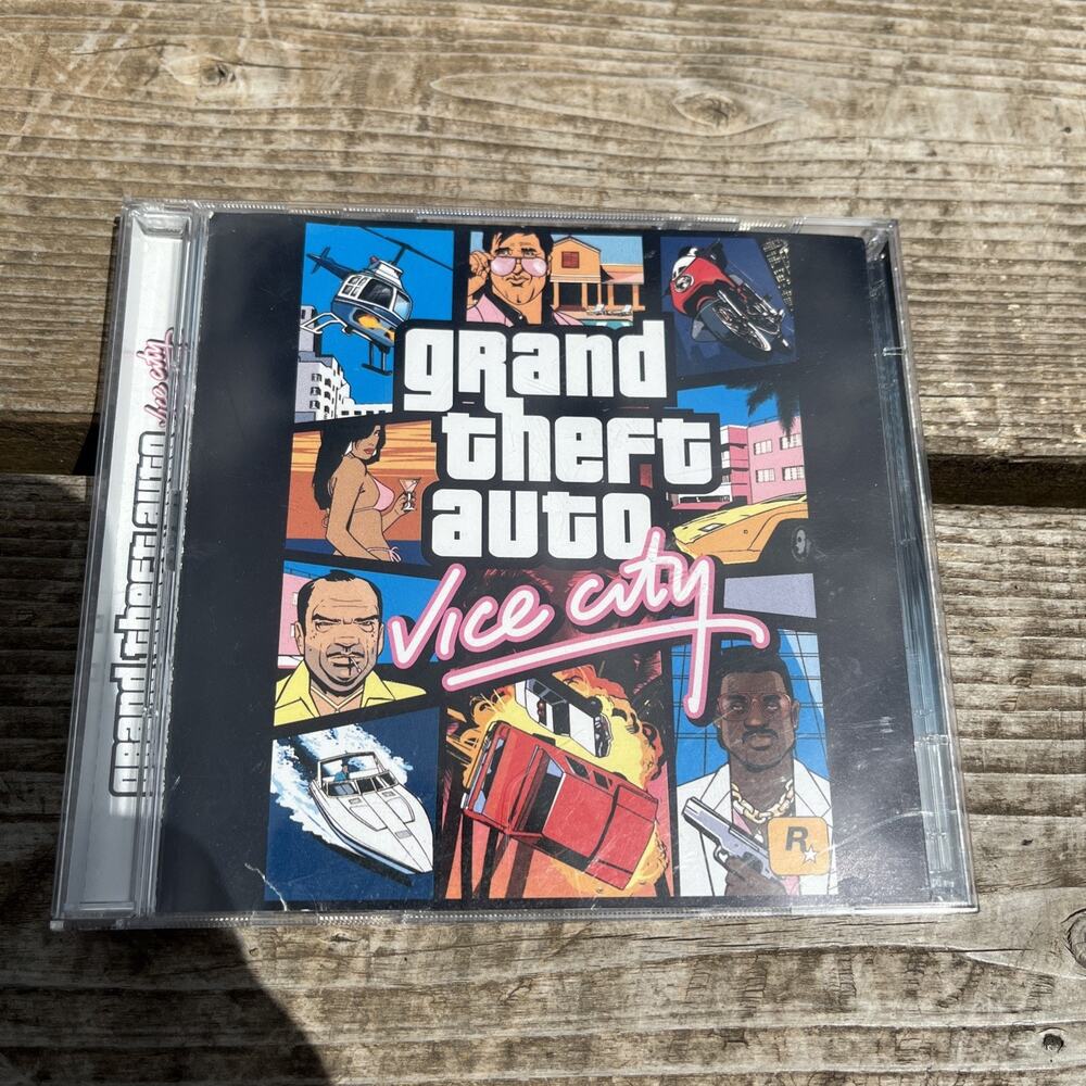 Grand Theft Auto Vice City 2 Disc PC Game Windows 98/2000/ME/XP